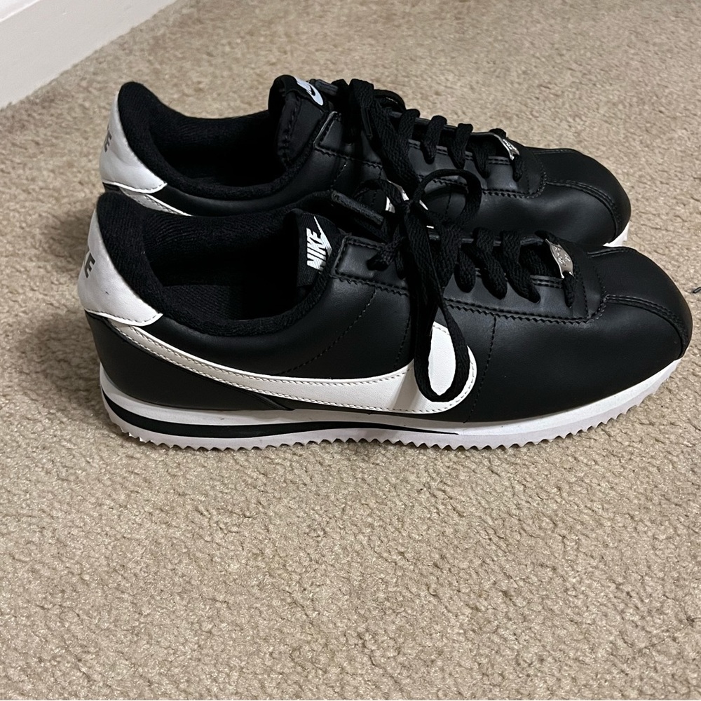 black and white Nike Cortez ‘ 72s